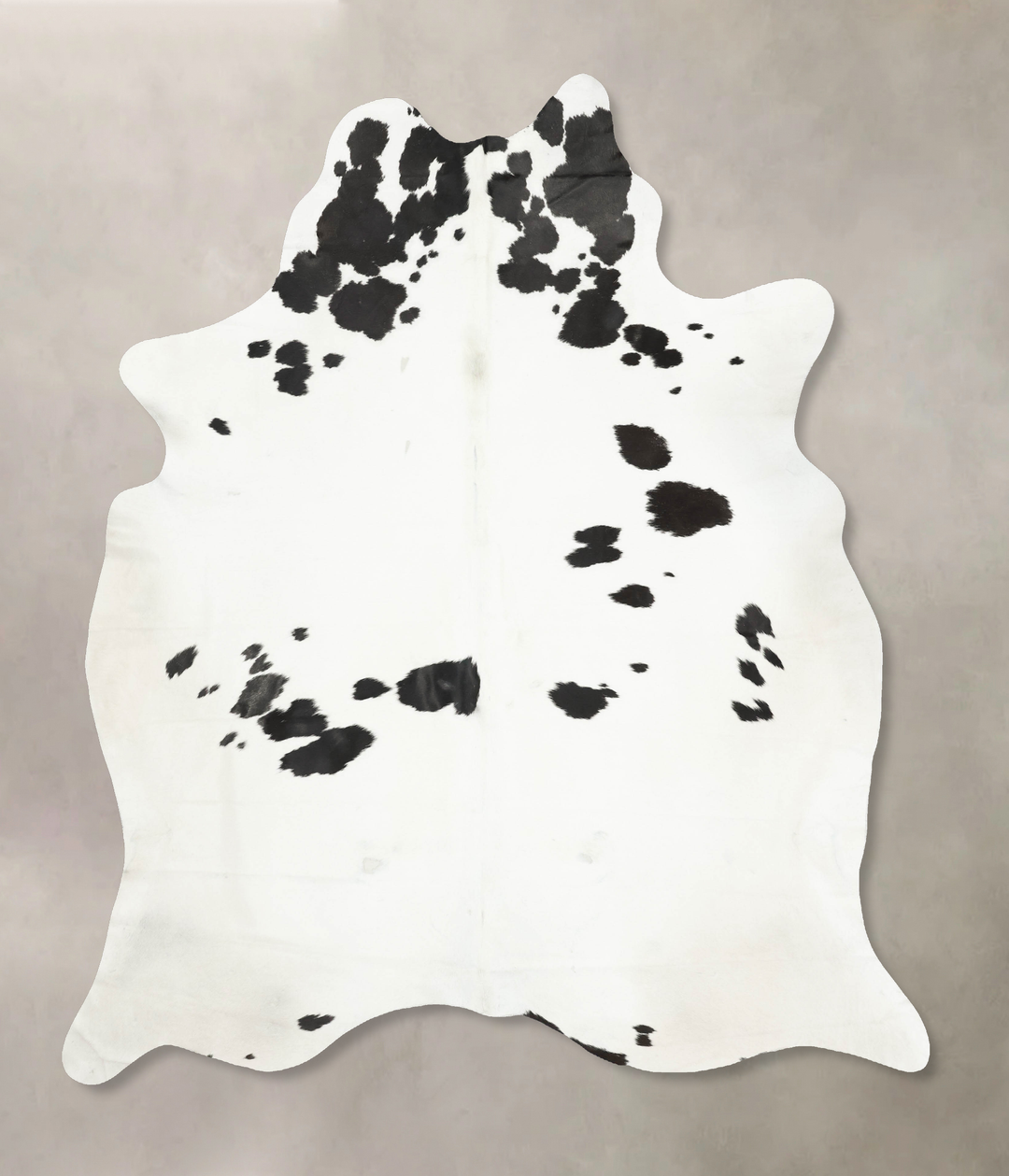 Black and White XX-Large Brazilian Cowhide Rug 9'0"H x 7'5"W #B16091 b