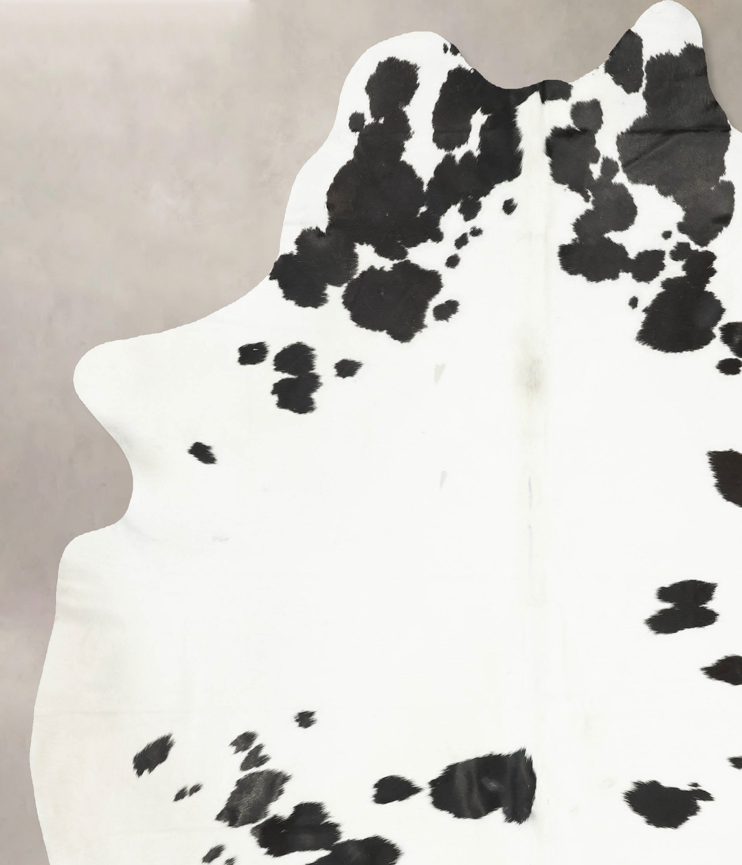 Black and White XX-Large Brazilian Cowhide Rug 9'0"H x 7'5"W #B16091 b