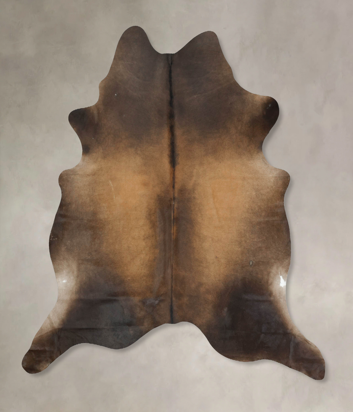 Chocolate XX-Large Brazilian Cowhide Rug 7'9"H x 6'11"W #B16094 by Hudson Hides