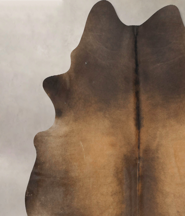 Chocolate XX-Large Brazilian Cowhide Rug 7'9"H x 6'11"W #B16094 by Hudson Hides