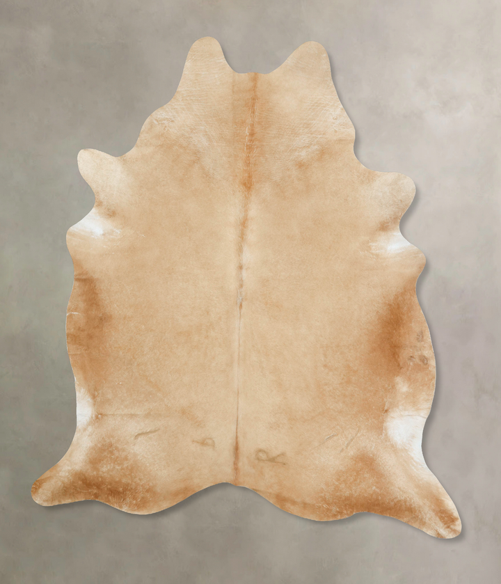 Beige XX-Large Brazilian Cowhide Rug 8'11"H x 7'6"W #B16119 by Hudson Hides