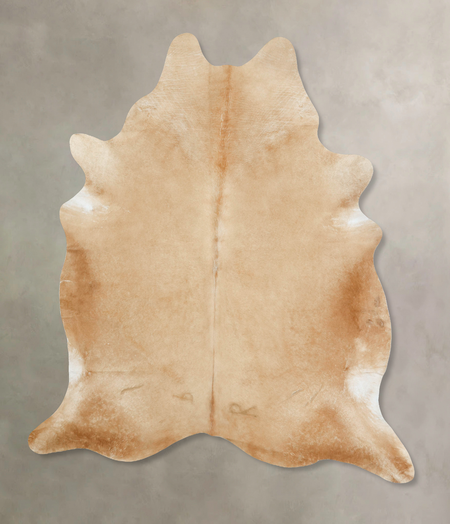Beige XX-Large Brazilian Cowhide Rug 8'11"H x 7'6"W #B16119 by Hudson Hides