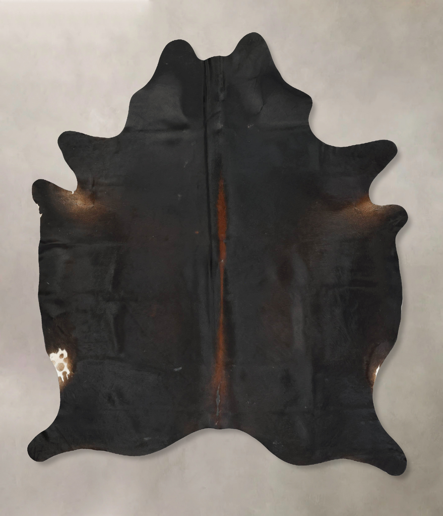 Chocolate XX-Large Brazilian Cowhide Rug 8'10"H x 6'5"W #B16124 by Hudson Hides