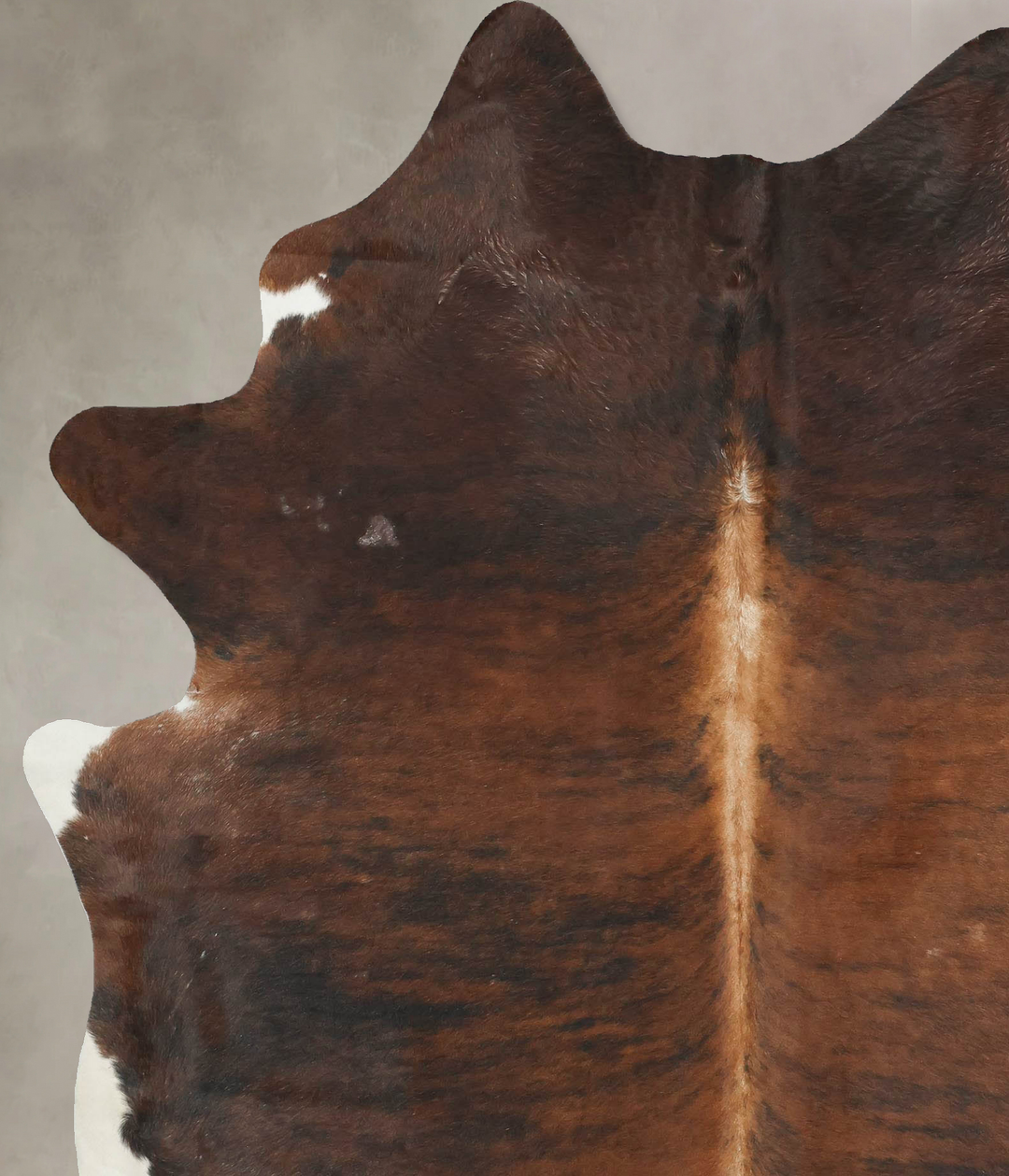 Dark Brindle XX-Large Brazilian Cowhide Rug 8'1"H x 6'2"W #B16128 by H
