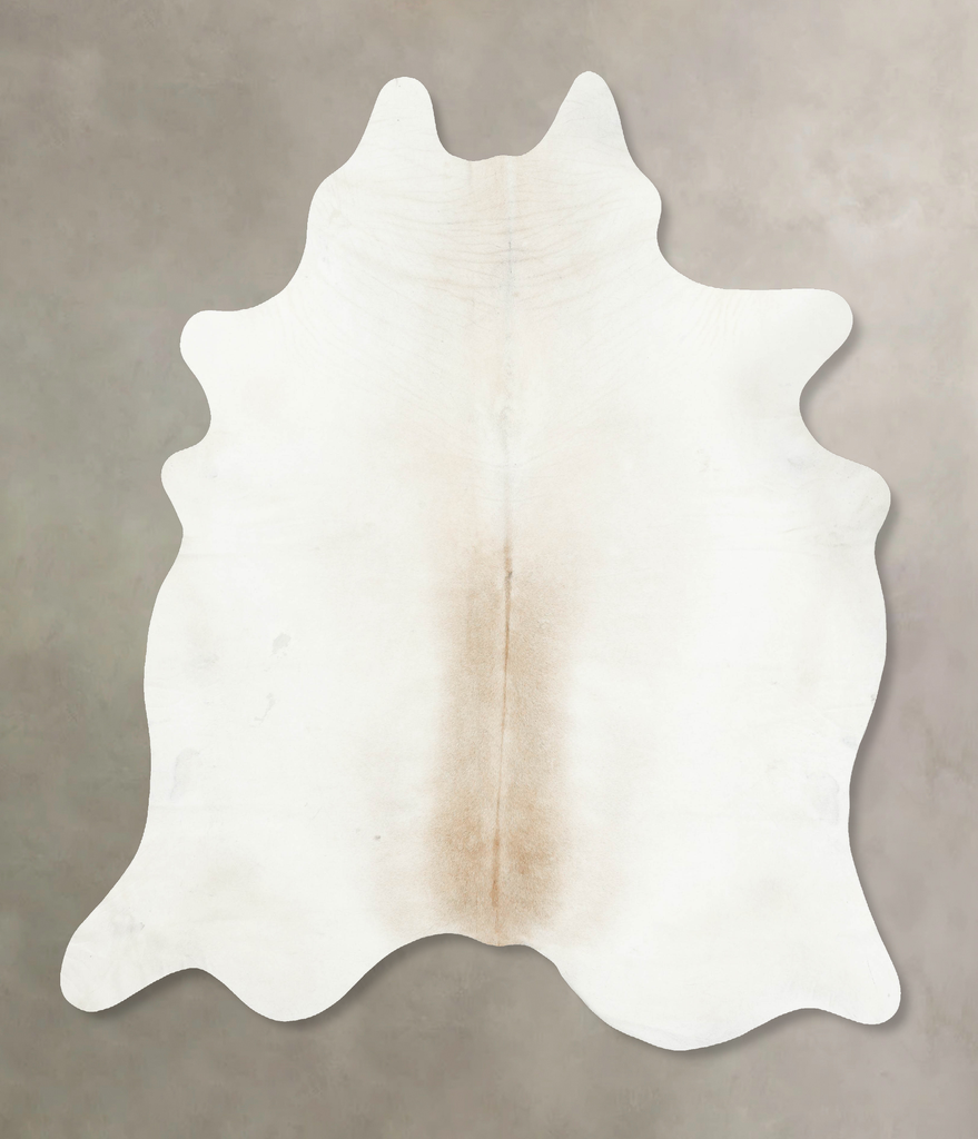 Grey with Beige XX-Large Brazilian Cowhide Rug 8'7"H x 7'4"W #B16147 by Hudson Hides