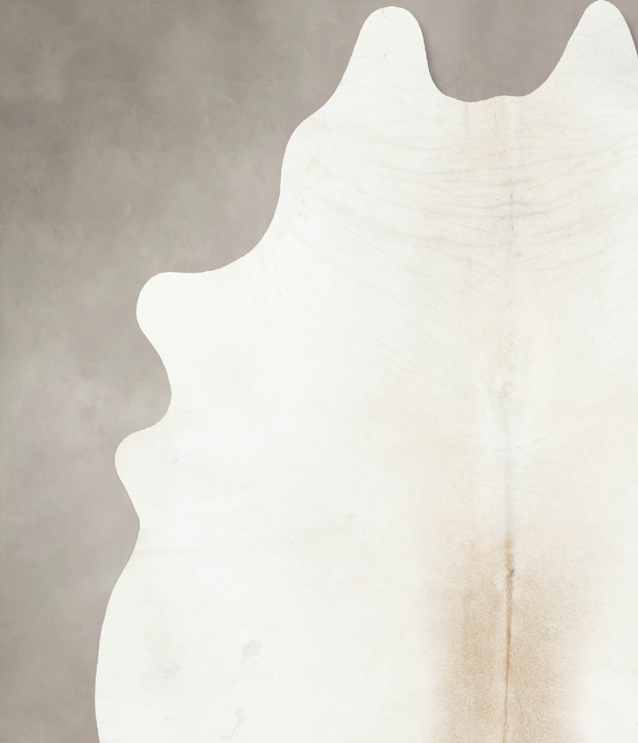 Grey with Beige XX-Large Brazilian Cowhide Rug 8'7"H x 7'4"W #B16147 by Hudson Hides