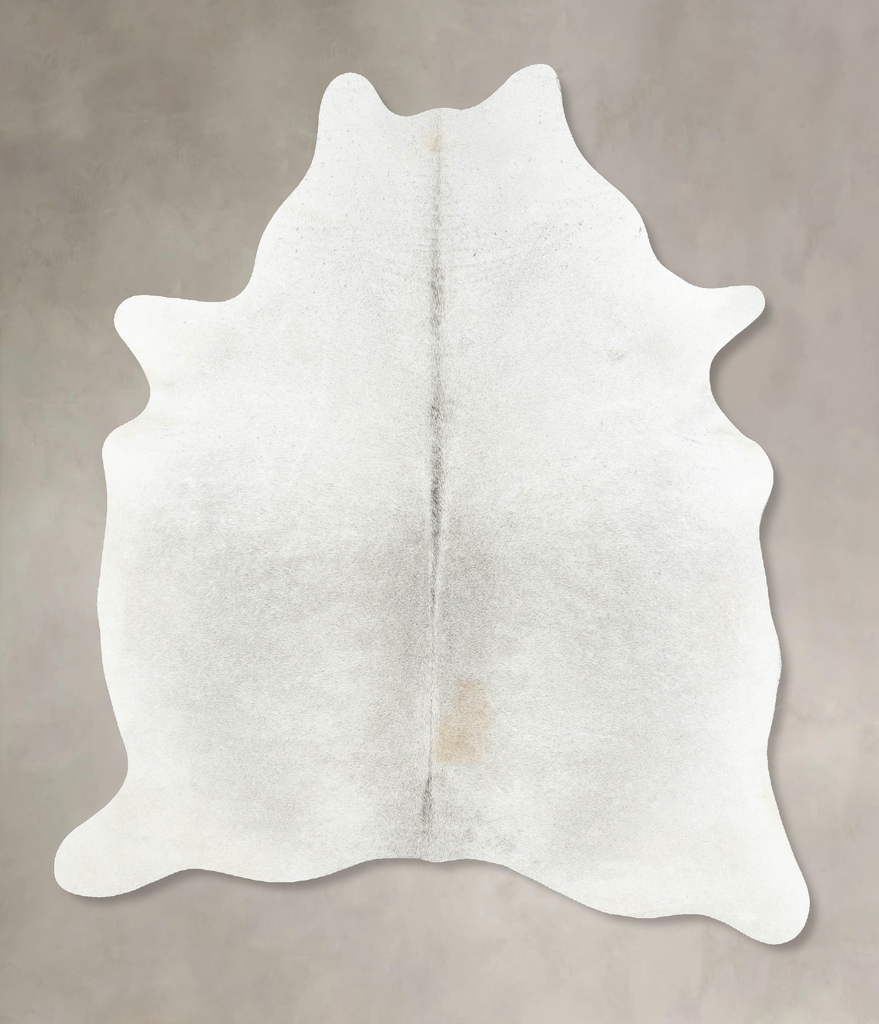 Light Grey Large Brazilian Cowhide Rug 6'10"H x 5'3"W #B16163 by Hudson Hides