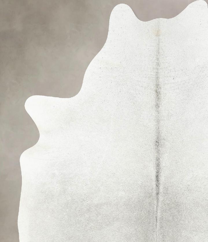 Light Grey Large Brazilian Cowhide Rug 6'10"H x 5'3"W #B16163 by Hudson Hides