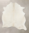 Ivory with Beige Large Brazilian Cowhide Rug 7'0