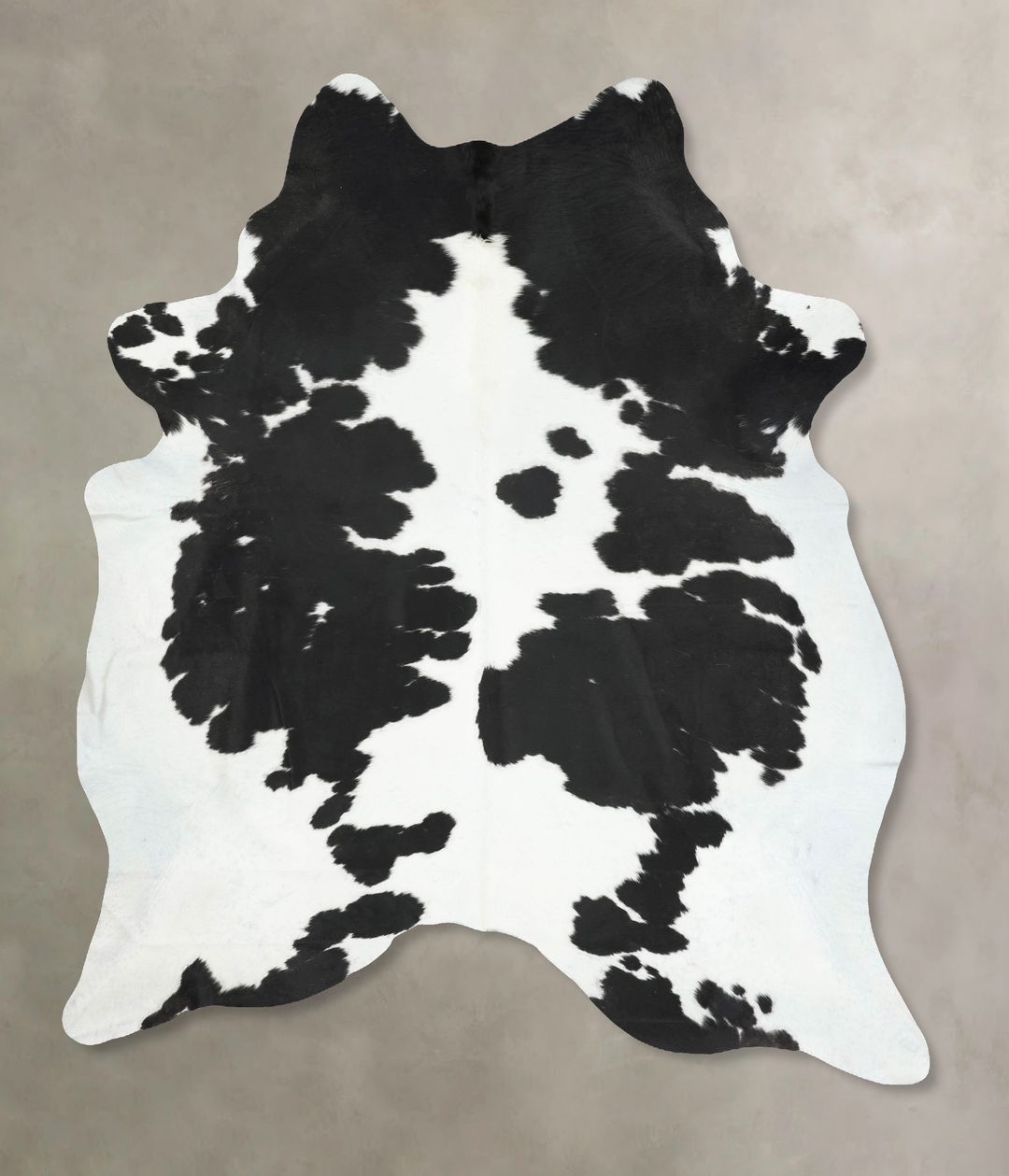 Black and White XX-Large Brazilian Cowhide Rug 8'11"H x 7'2"W #B16168 