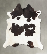 Black and White XX-Large Brazilian Cowhide Rug 8'5"H x 7'5"W #B1617 by Hudson Hides