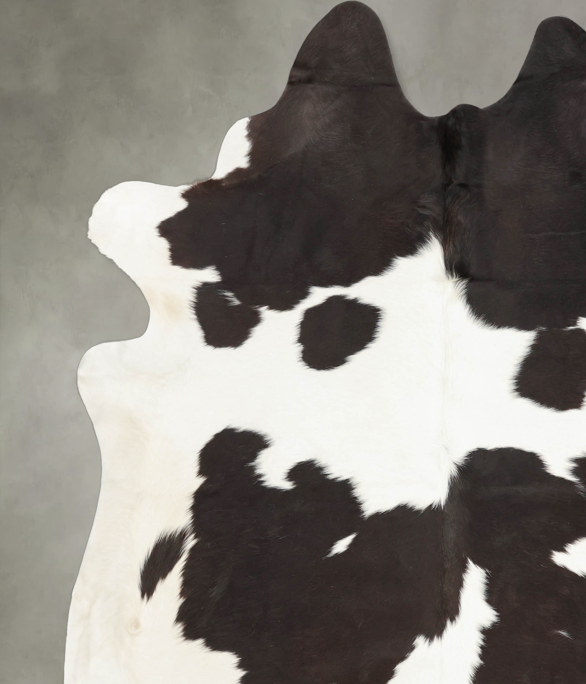 Black and White XX-Large Brazilian Cowhide Rug 8'5"H x 7'5"W #B1617 by Hudson Hides