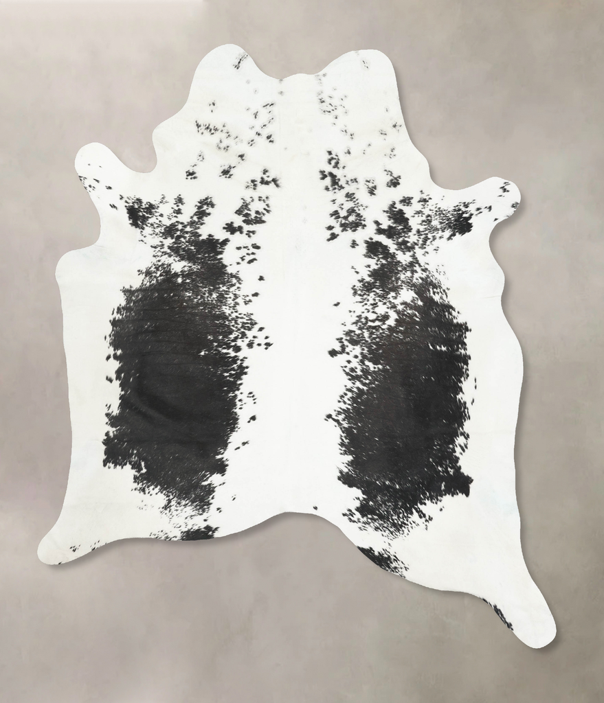 Black and White XX-Large Brazilian Cowhide Rug 8'3"H x 6'6"W #B16171 by Hudson Hides