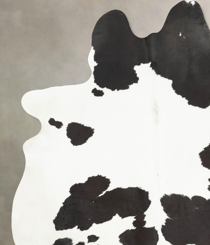 Black and White XX-Large Brazilian Cowhide Rug 8'5"H x 6'4"W #B16172 by Hudson Hides