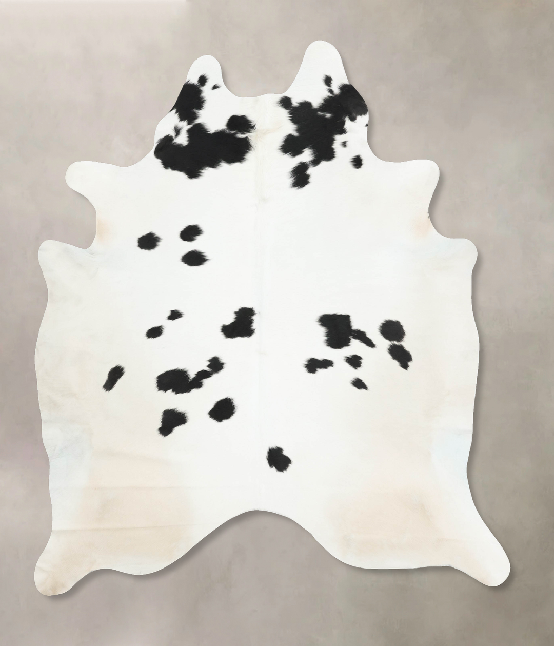 Black and White X-Large Brazilian Cowhide Rug 7'10"H x 6'2"W #B16175 b
