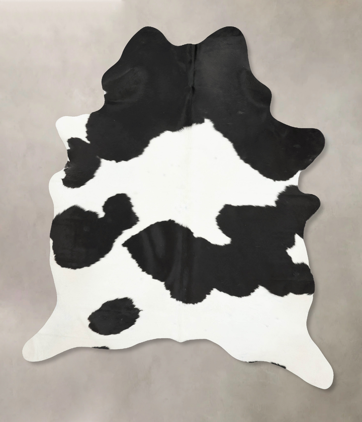 Black and White XX-Large Brazilian Cowhide Rug 8'6"H x 6'4"W #B16177 by Hudson Hides