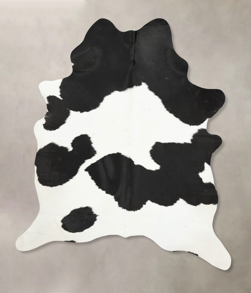Black and White XX-Large Brazilian Cowhide Rug 8'6"H x 6'4"W #B16177 by Hudson Hides