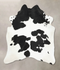 Black and White XX-Large Brazilian Cowhide Rug 8'10