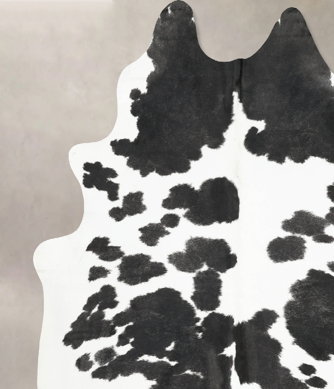 Black and White XX-Large Brazilian Cowhide Rug 8'9"H x 7'1"W #B16184 b