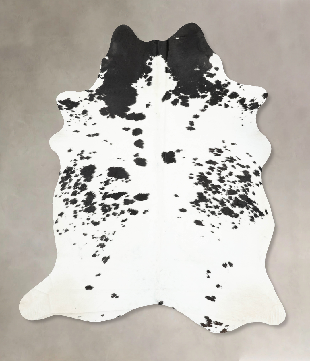 Black and White XX-Large Brazilian Cowhide Rug 8'7"H x 6'9"W #B16185 b