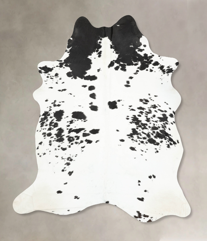 Black and White XX-Large Brazilian Cowhide Rug 8'7"H x 6'9"W #B16185 by Hudson Hides