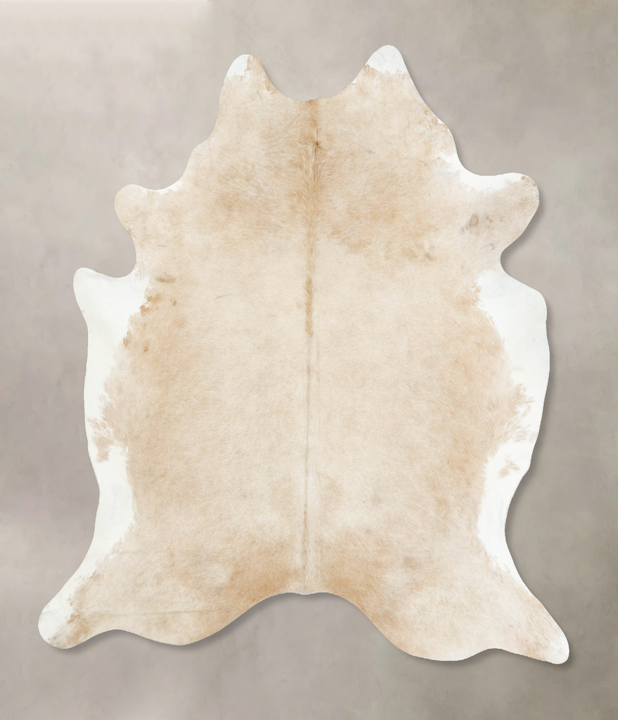 Palomino XX-Large Brazilian Cowhide Rug 7'10"H x 6'11"W #B16196 by Hudson Hides