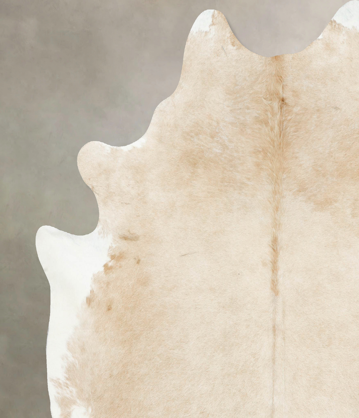 Palomino XX-Large Brazilian Cowhide Rug 7'10"H x 6'11"W #B16196 by Hudson Hides