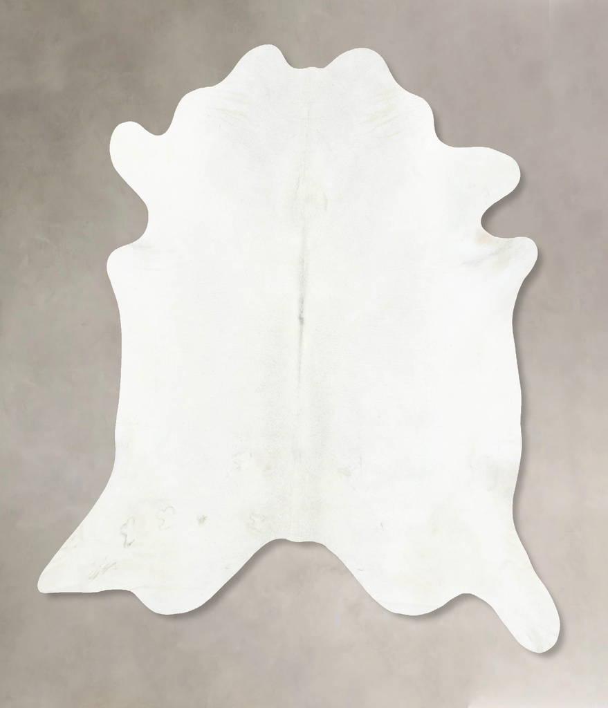 Light Grey XX-Large Brazilian Cowhide Rug 7'7"H x 7'4"W #B16199 by Hudson Hides