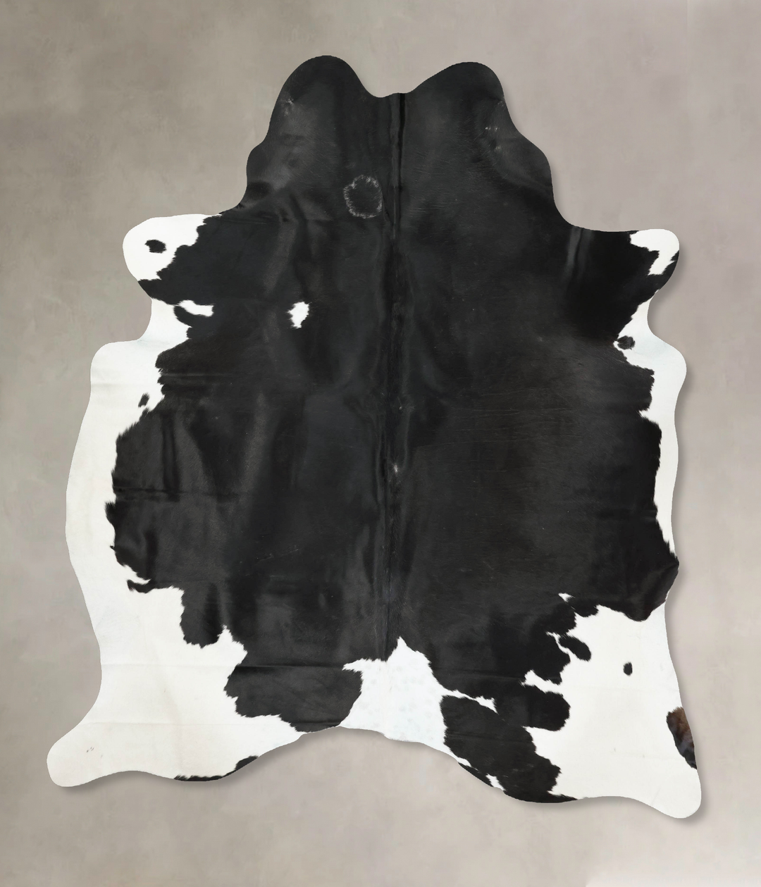 Black and White XX-Large Brazilian Cowhide Rug 8'8"H x 7'3"W #B16211 b