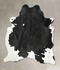 Black and White XX-Large Brazilian Cowhide Rug 8'8