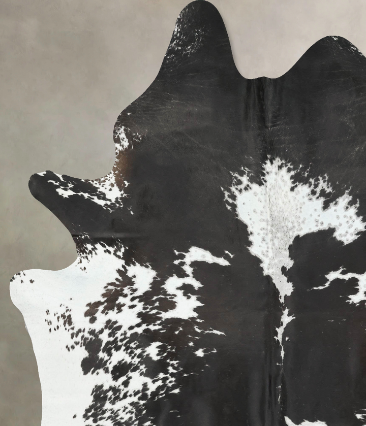 Chocolate and White XX-Large Brazilian Cowhide Rug 8'10"H x 6'9"W #B16212 by Hudson Hides