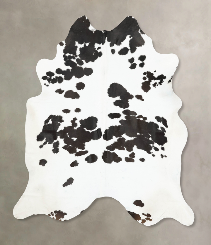 Black and White XX-Large Brazilian Cowhide Rug 8'7"H x 7'3"W #B16214 by Hudson Hides