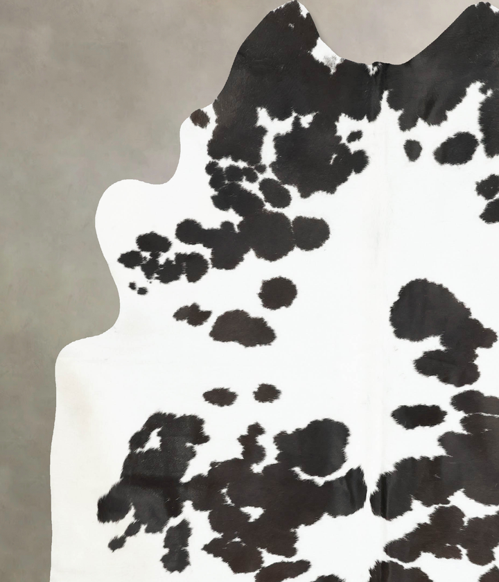 Black and White XX-Large Brazilian Cowhide Rug 8'7"H x 7'3"W #B16214 by Hudson Hides