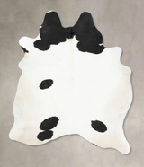 Black and White X-Large Brazilian Cowhide Rug 7'7"H x 6'4"W #B16215 by Hudson Hides
