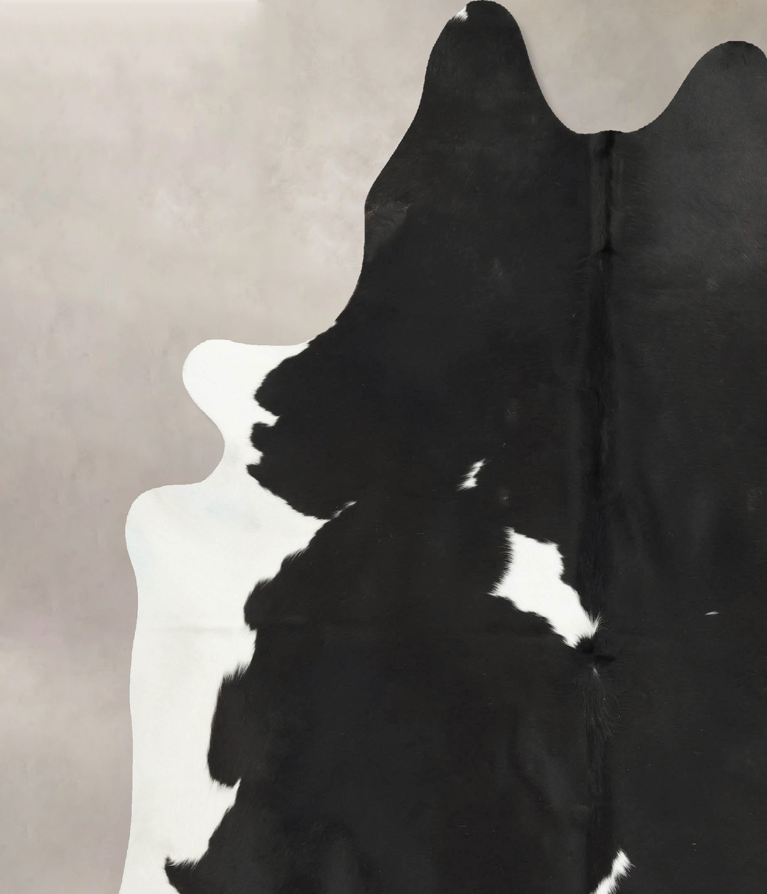 Black and White XX-Large Brazilian Cowhide Rug 7'10"H x 7'3"W #B16217 