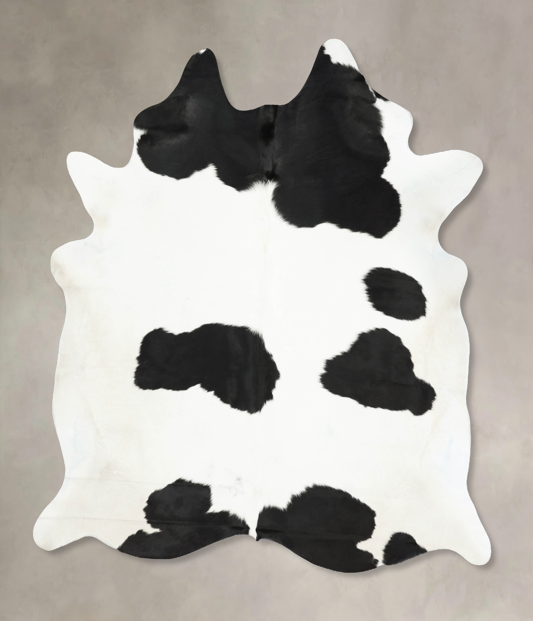 Black and White XX-Large Brazilian Cowhide Rug 8'5"H x 7'1"W #B16218 b