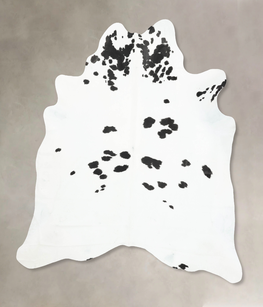 Black and White XX-Large Brazilian Cowhide Rug 8'6"H x 7'4"W #B16223 by Hudson Hides