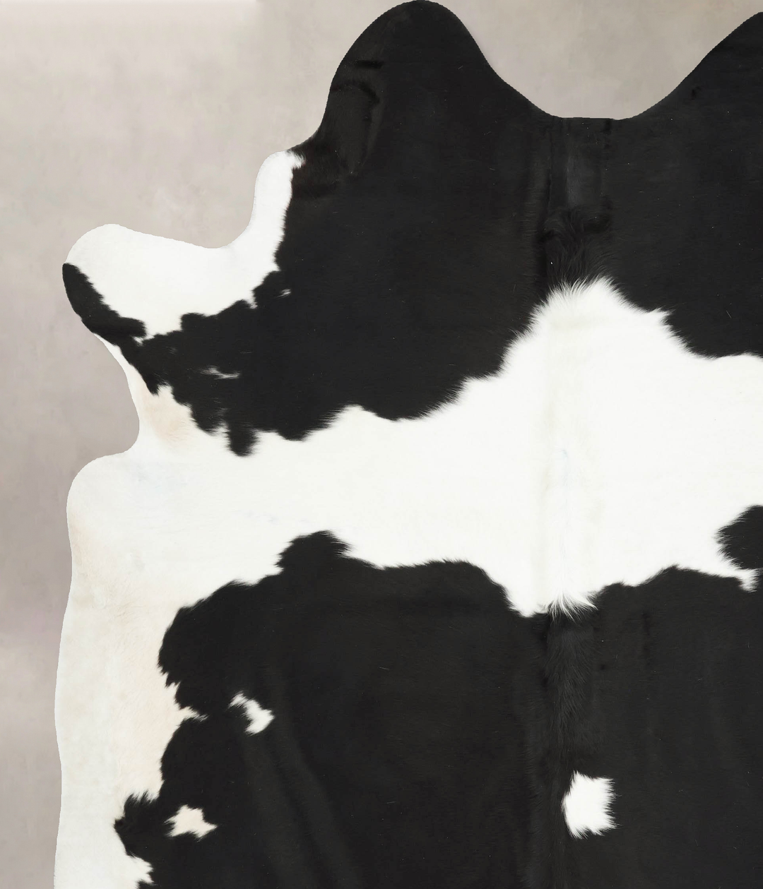 Black and White XX-Large Brazilian Cowhide Rug 8'7"H x 7'6"W #B16228 b