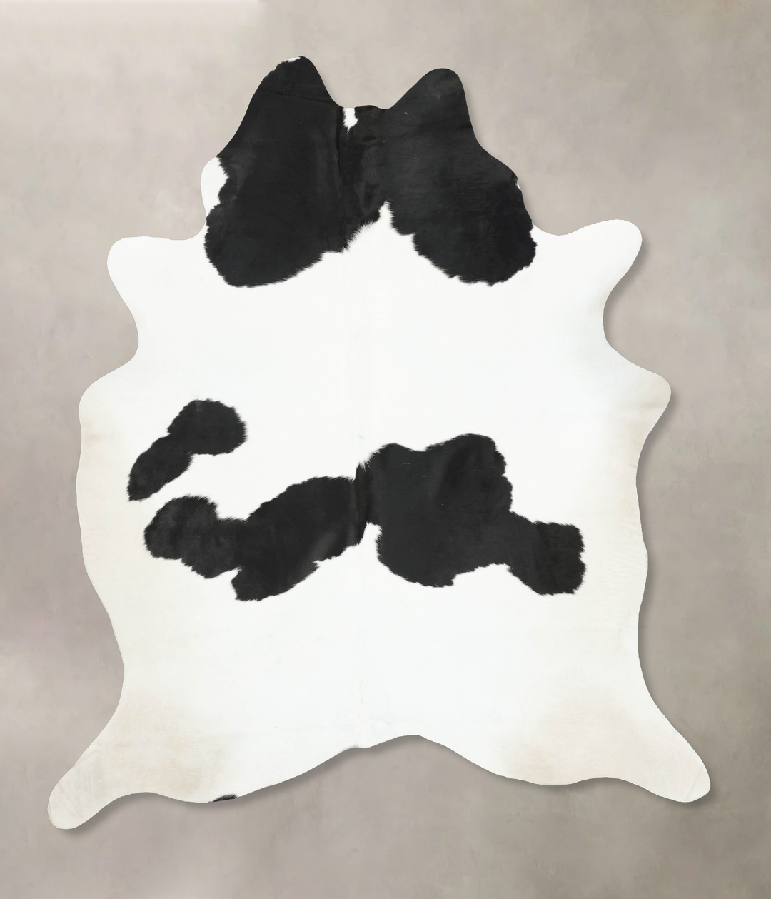 Black and White XX-Large Brazilian Cowhide Rug 8'10"H x 7'2"W #B16231 