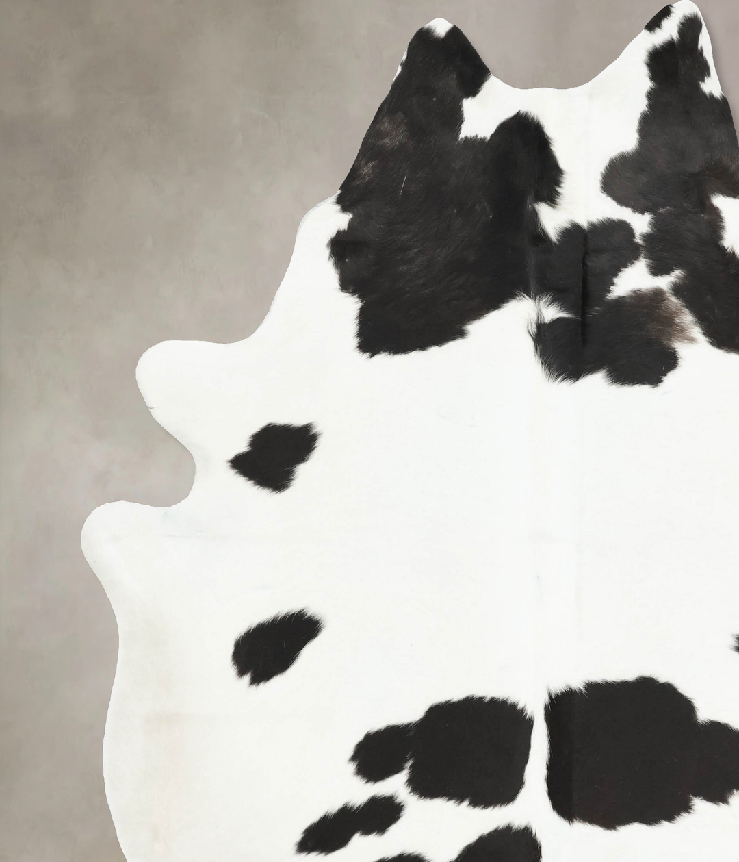 Black and White XX-Large Brazilian Cowhide Rug 8'11"H x 7'5"W #B16237 