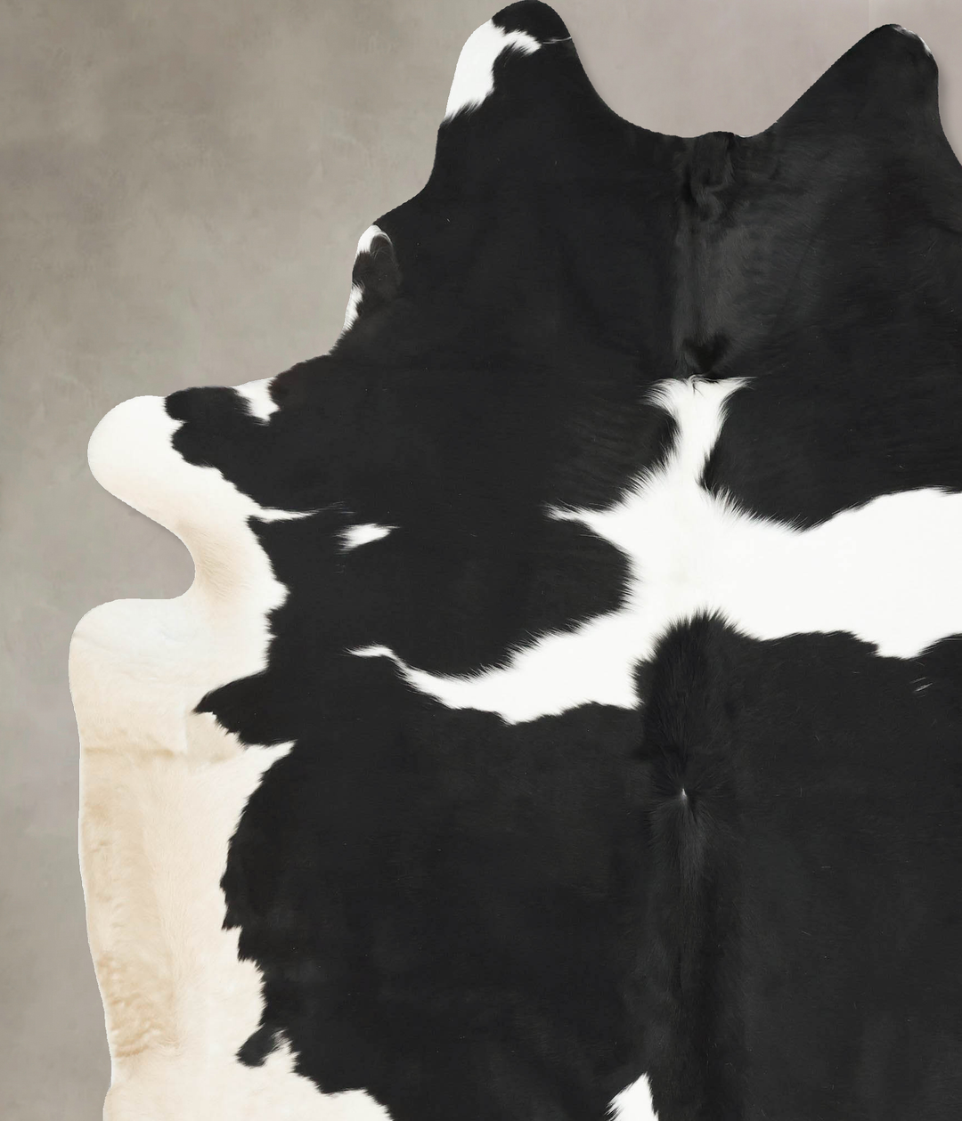 Black and White XX-Large Brazilian Cowhide Rug 8'6"H x 6'10"W #B16248 