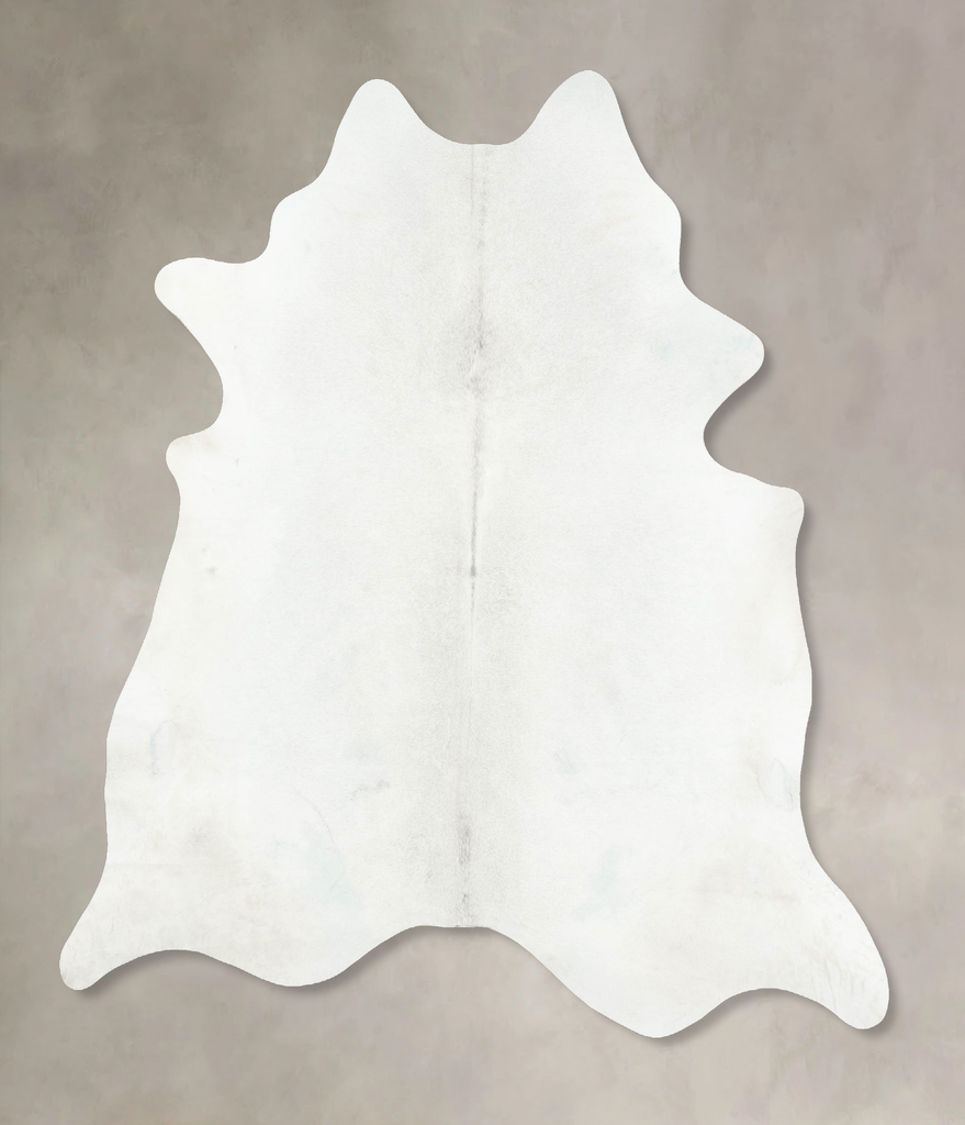 Light Grey XX-Large Brazilian Cowhide Rug 8'2"H x 7'1"W #B16256 by Hudson Hides