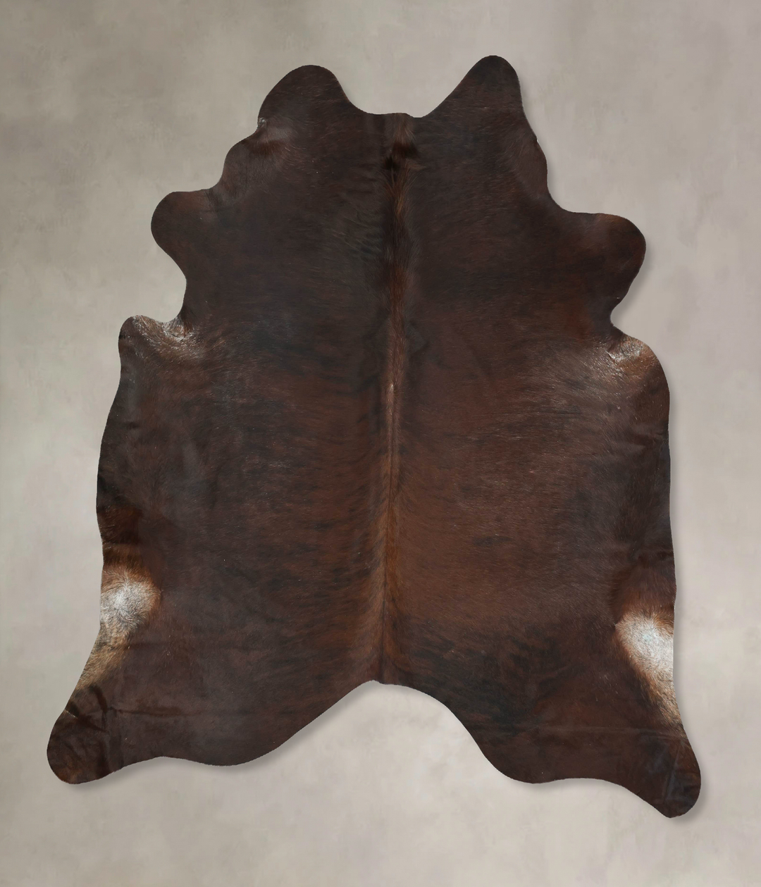 Dark Brindle XX-Large Brazilian Cowhide Rug 7'11"H x 7'2"W #B16265 by 