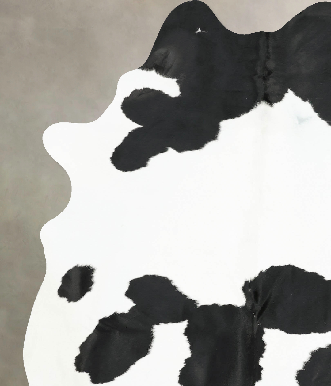 Black and White XX-Large Brazilian Cowhide Rug 7'11"H x 6'4"W #B16268 