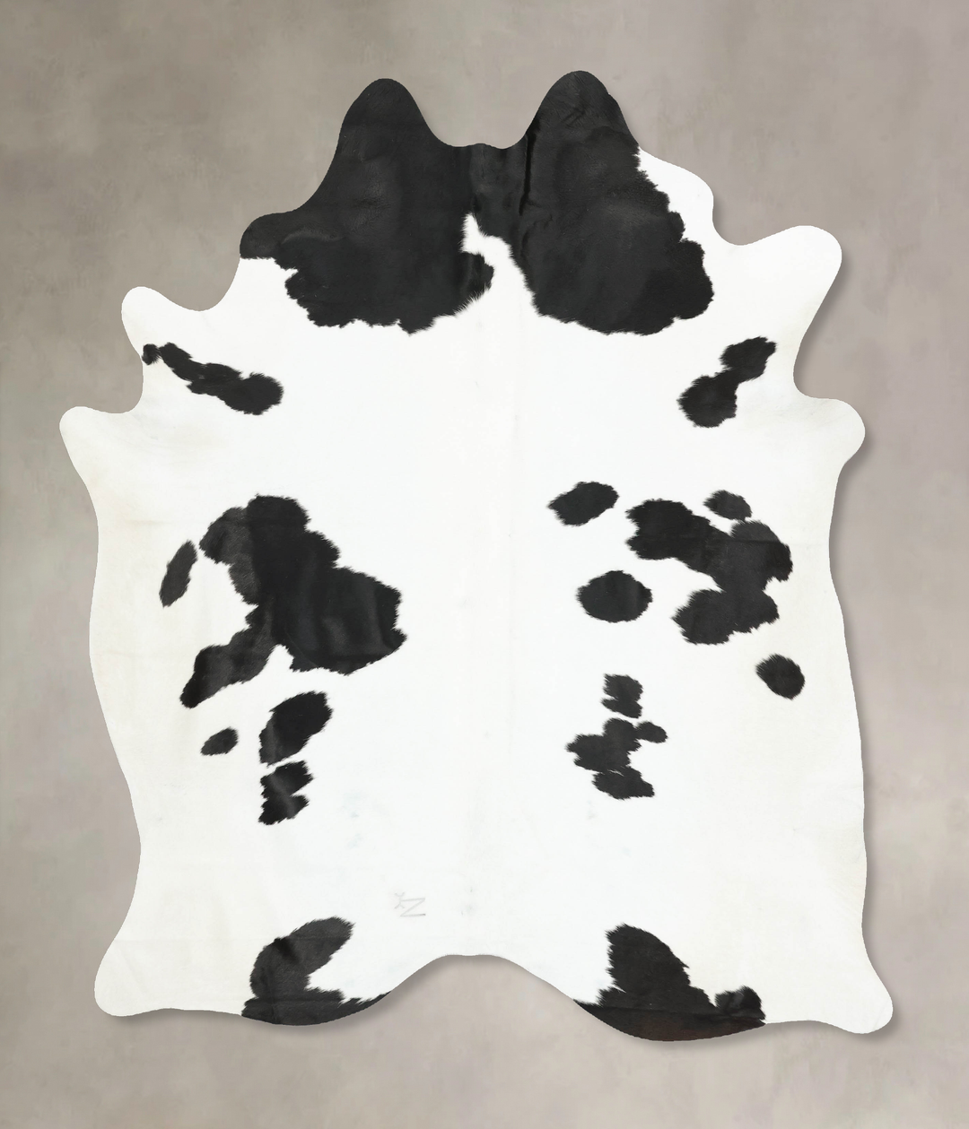 Black and White XX-Large Brazilian Cowhide Rug 8'5"H x 6'4"W #B16277 b