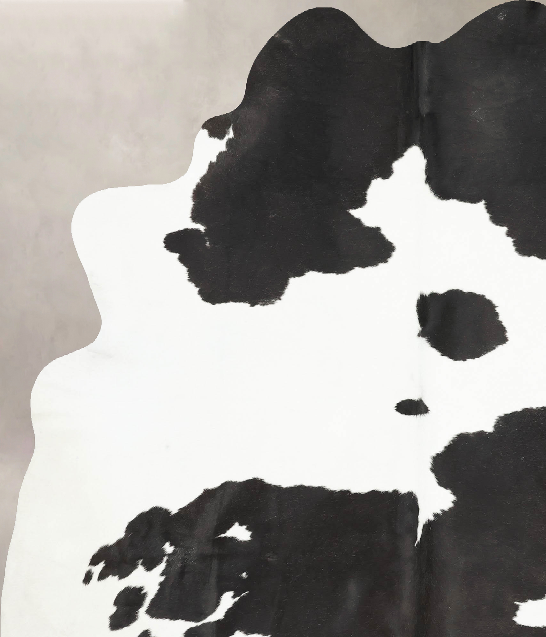 Black and White XX-Large Brazilian Cowhide Rug 8'8"H x 6'8"W #B16278 b