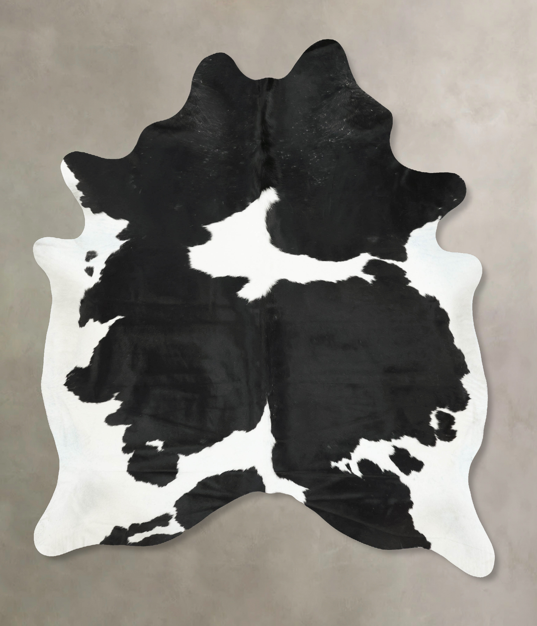Black and White XX-Large Brazilian Cowhide Rug 8'9"H x 6'11"W #B16283 