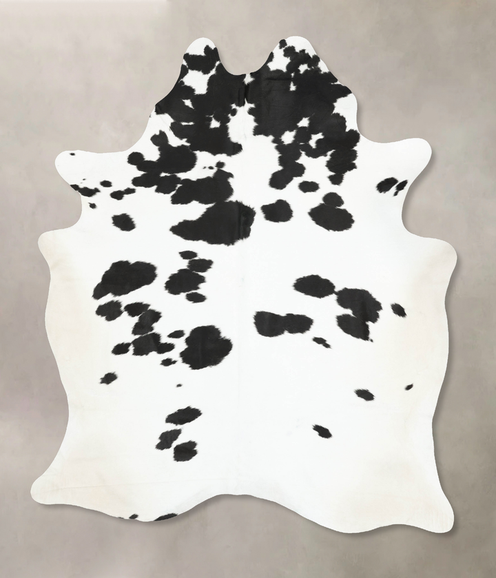 Black and White XX-Large Brazilian Cowhide Rug 8'11"H x 7'0"W #B16285 by Hudson Hides