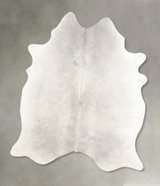 Light Grey X-Large Brazilian Cowhide Rug 7'6"H x 6'3"W #B1629 by Hudson Hides