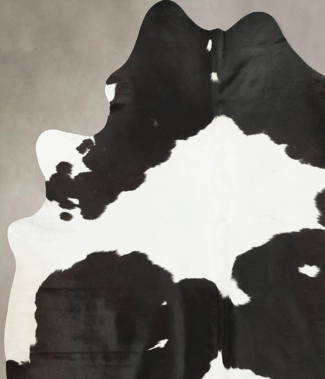 Black and White XX-Large Brazilian Cowhide Rug 8'1"H x 6'8"W #B16294 b